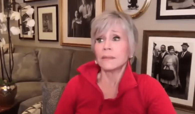 Godless Hanoi Jane Fonda Celebrates Coronavirus as a 'Gift From God'
