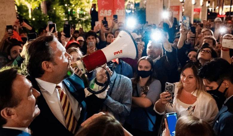 To Keep Turning Point USA Students "Safe," Palm Beach County Officials Lock Them Out of Conference