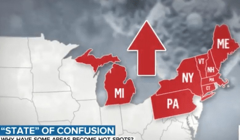 'Random Act of Journalism' by NBC on Virus Numbers