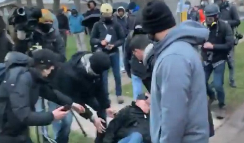 BLM Rioters in Brooklyn Center Chase and Attack CNN Crew, but CNN's Response Is Incredible