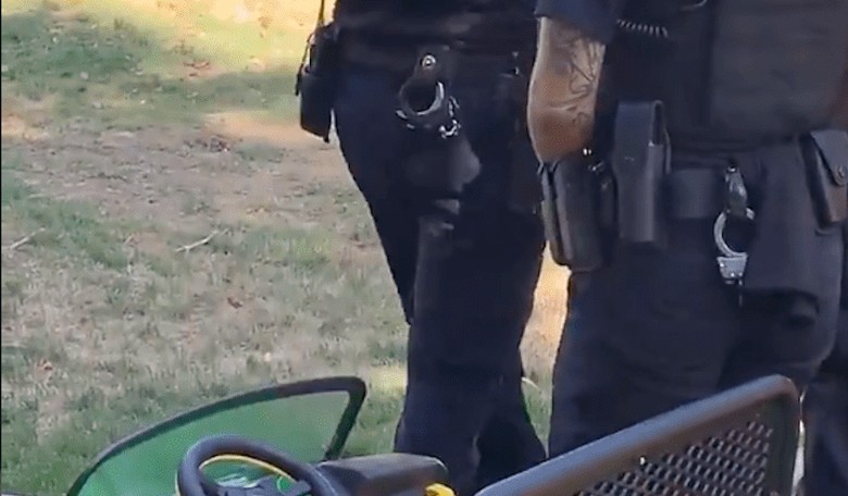 Grab a Tissue: Tempe Police Officers Surprise Little Boy by Replacing His Stolen Toy Tractor