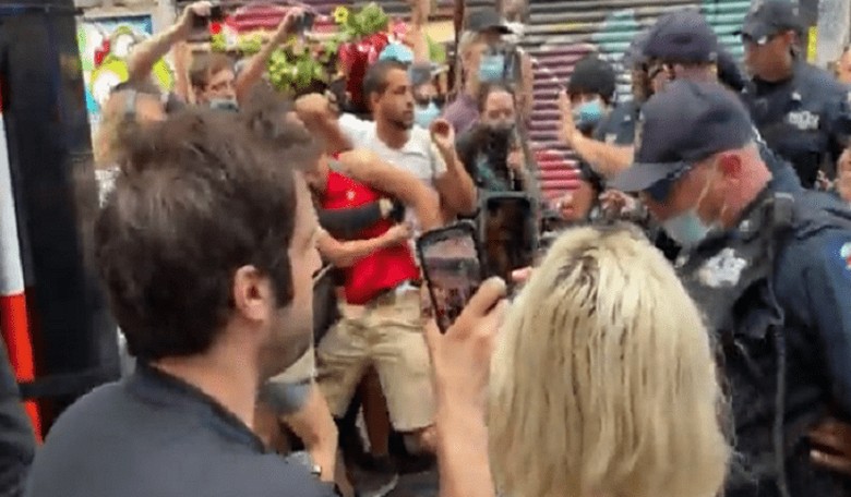 NYPD Brings a Reckoning on Leftists Who Seize Property and Call Them 'Slavecatchers'