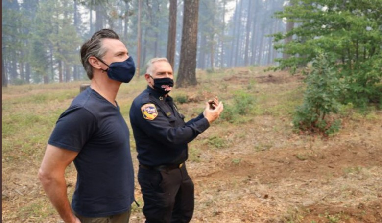 Gavin Newsom Wishes the Wildfires Were the Least of His Problems