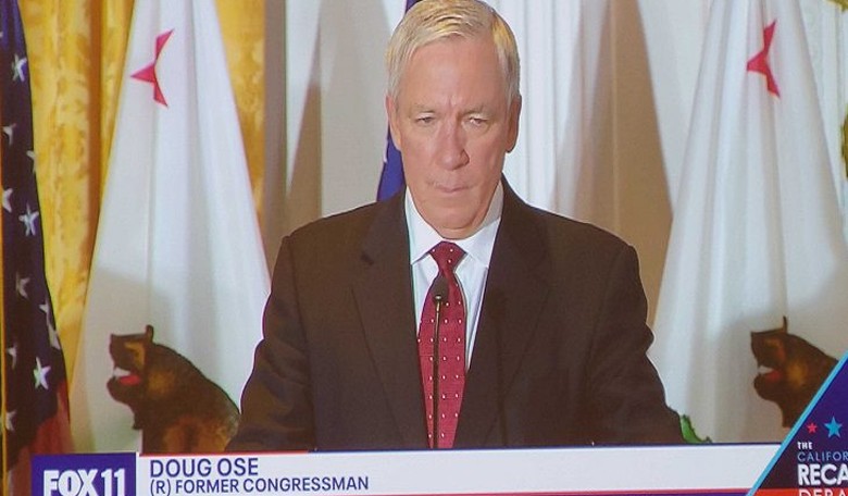 CA RECALL: Governor Candidate Rep. Doug Ose Suffers a Heart Attack; Ends His Campaign