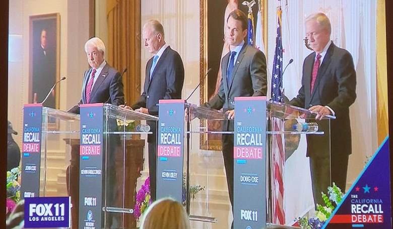 CA RECALL: Candidates for Governor Debate at the Richard Nixon Presidential Library
