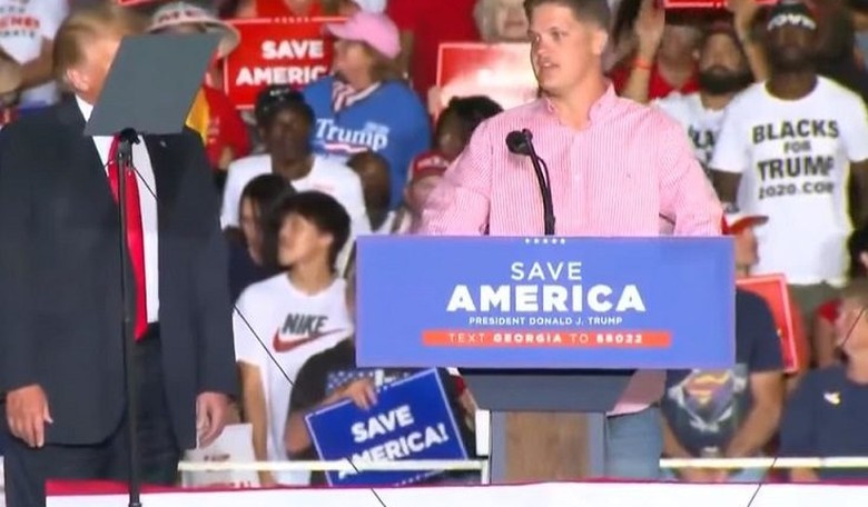 Marine Who Reportedly Helped Rescue Afghanistan Baby Is Under DoD Investigation After Speaking at Trump Rally