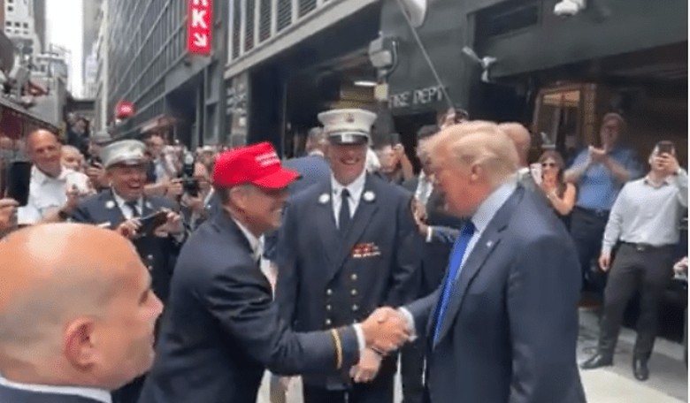 Trump Commemorates 9/11 With Visit to Those Who Deserve Our Thanks