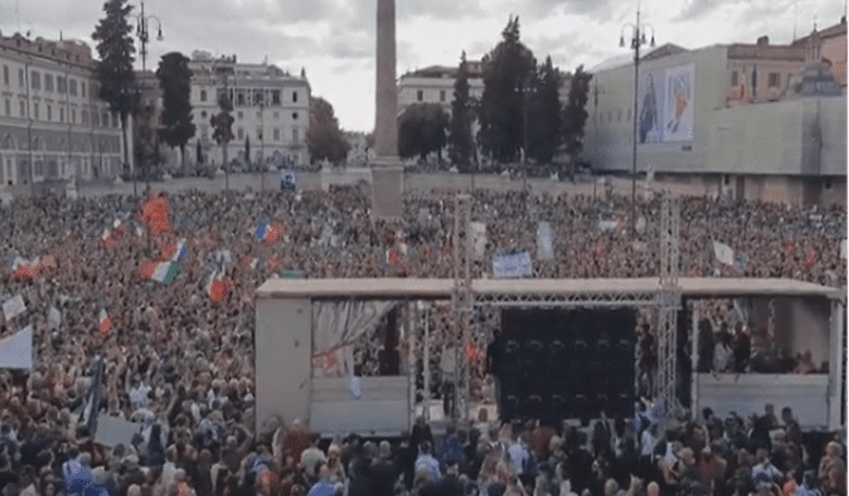 WATCH: Thousands Clash With Police in Rome Over COVID Vaccine Passports