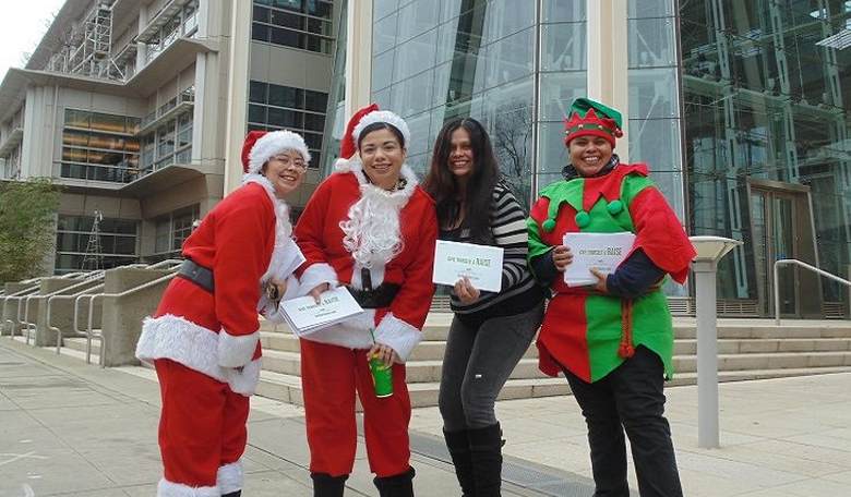 This Year, Santa Will Visit Public Employees on the East Coast, Too