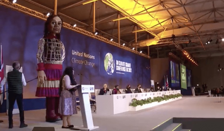 The United Nations' COP26, Uses a Dummy as Prop and This Time It Wasn't Joe Biden