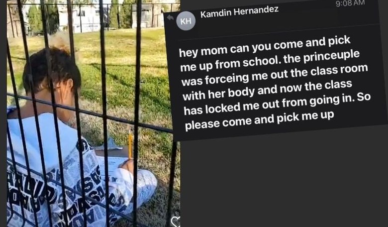 EXCLUSIVE: School Forces 9-Year-Old to Sit Outside Alone for Hours, Deems Him a 'Clear and Present Danger' for Refusing to Wear Mask