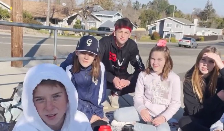 CA Middle School Forces Unmasked Students to Sit On Curb, Unsupervised