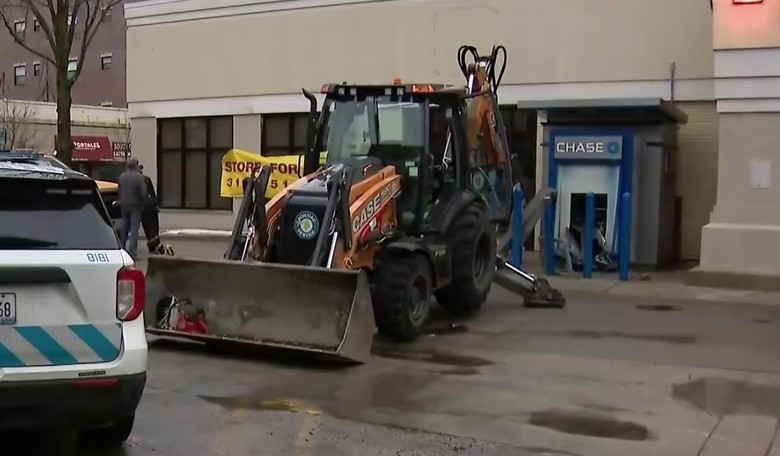 WATCH: Thieves Use Backhoe to Break Into ATM in Democrat-Run Chicago