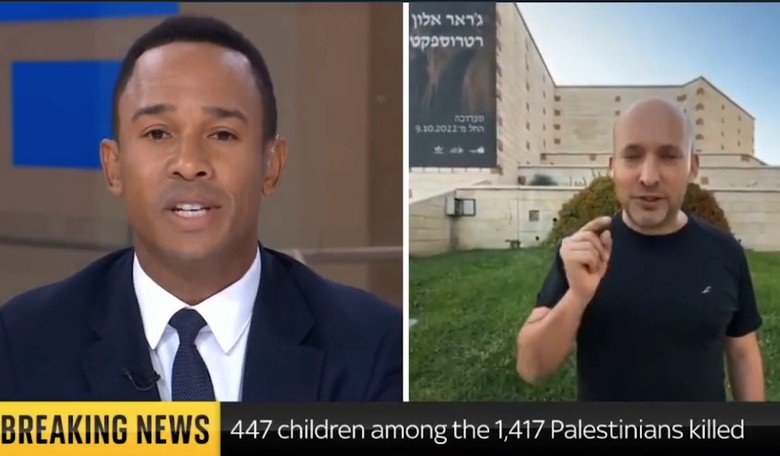 WATCH: Former Israeli PM Absolutely Explodes at a Sky News Reporter Over Gaza Questions