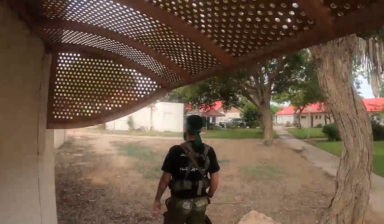 WATCH: Hamas Terrorist's Bodycam Shows the Moment an Israeli Kibbutz Let Him Have It