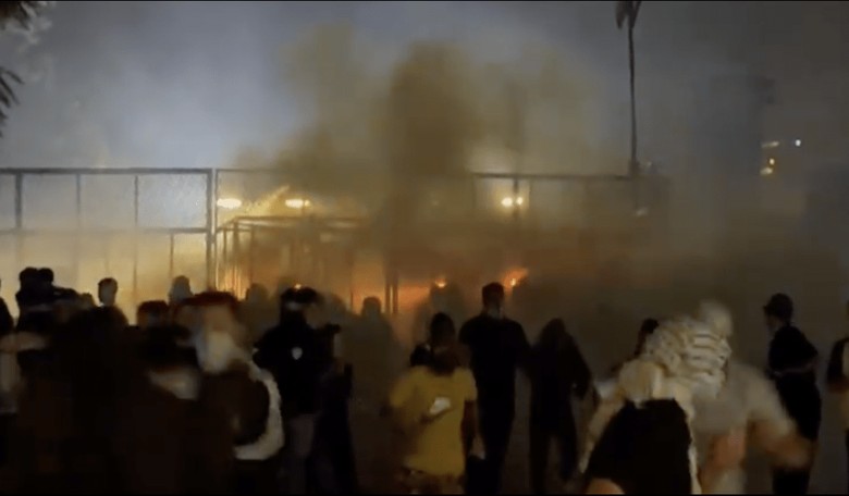 WATCH: Hundreds Surround U.S. Embassy in Lebanon, More Try to Enter Israeli Embassy in Amman