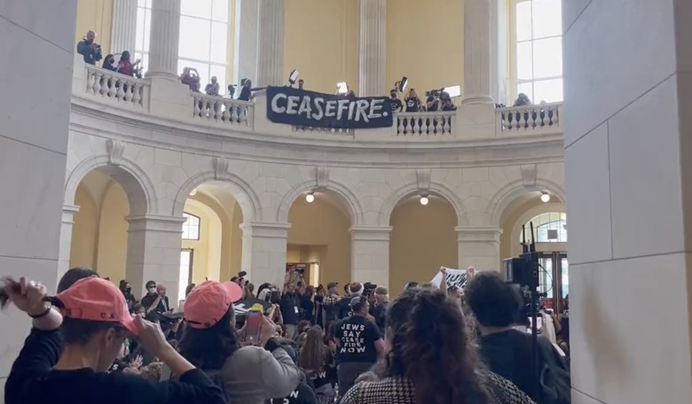 WATCH: Pro Hamas Protestors Interrupt Congressional Hearing re: Antisemitism on College Campuses   