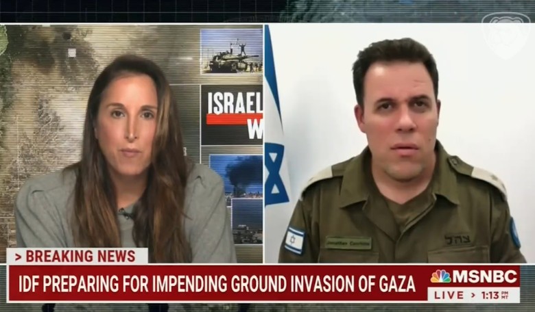IDF Spokesman Runs Circles Around MSNBC Anchor During Illuminating Exchange