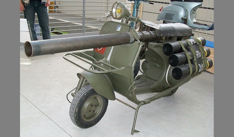 Military Oddities I - Warfare on the Cheap: The Vespa Anti-Tank Scooter