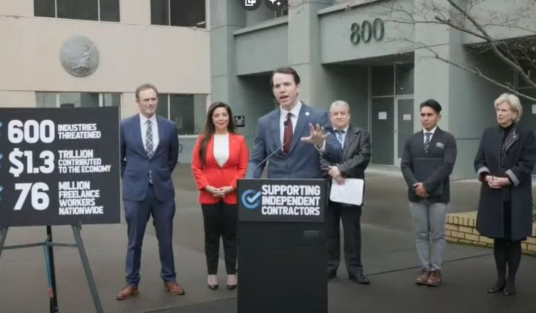 Kevin Kiley Joins with CA Assembly Republicans to Fight the AB5-Inspired Independent Contractor Rule
