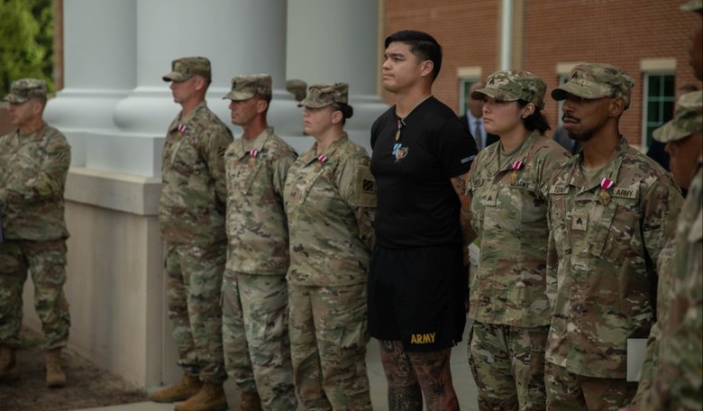 Secretary of the Army Pins Medals on Troops Who Stopped Fort Stewart Shooter