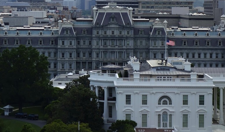 Yes, This Is Actually Real – Leftists Stop Trump From Power-Washing Ugly Eisenhower Exec. Office Bldg.
