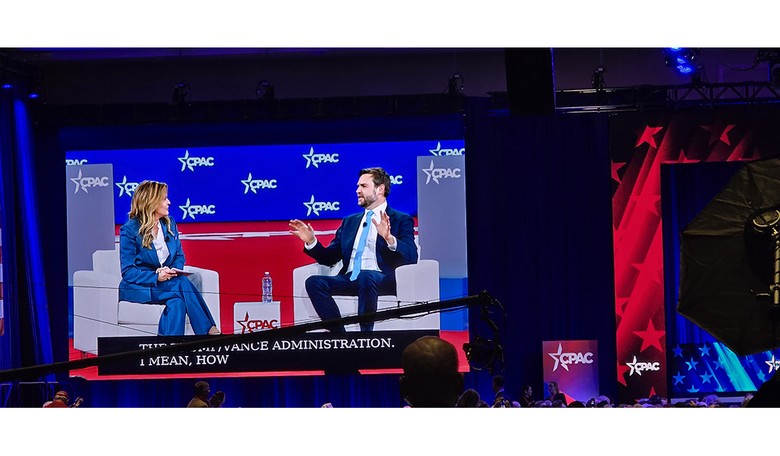 An Enthusiastic JD Vance Takes the Stage at CPAC 2025, Touts the Victories of the New Administration
