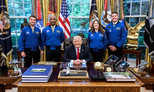 Trump Honors Artemis Crew, Calls Space Station, and Makes Historic Announcement About New Academy