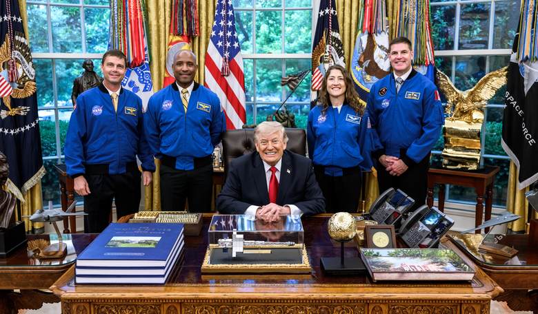 Trump Honors Artemis Crew, Calls Space Station, and Makes Historic Announcement About New Academy