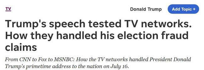 USA Today Headline