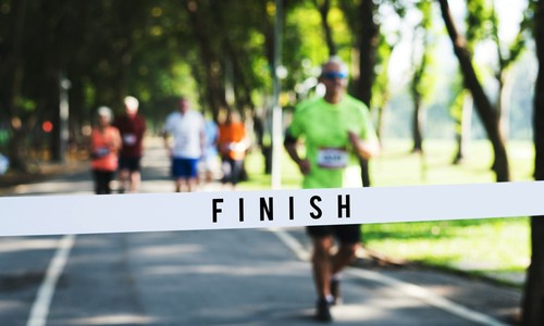 Morning Minute: Run Through the Tape