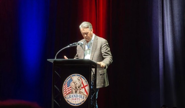 Candidate for U.S. Senate Rep. Barry Moore Offers Invocation