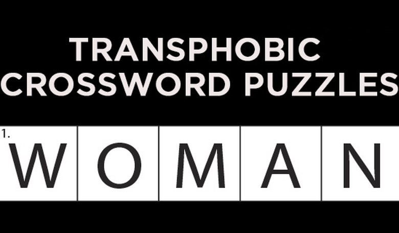 Six letter word for lacking intelligence is STUPID  because crossword puzzles are now transphobic