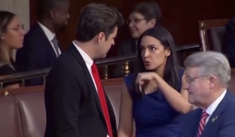 We choose to believe this audio of AOC's discussion with Matt Gaetz in the House yesterday is legit