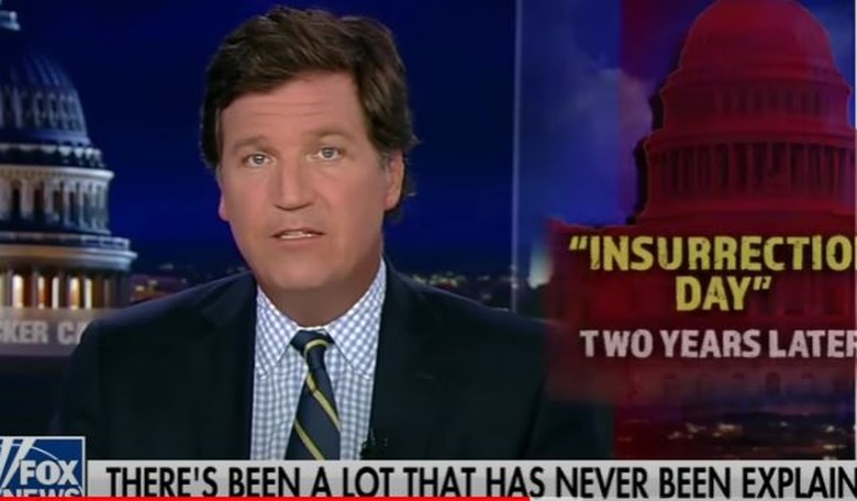 Tucker Carlson takes apart Dem/media false narratives surrounding Jan. 6th
