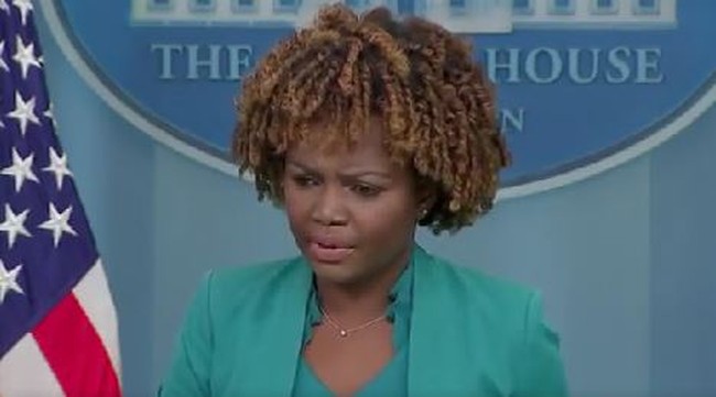 Peter Doocy put a skeptical KJP in a VERY awkward position after she asked for his docs source