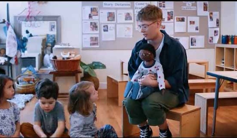 Teacher says is was a huge testament that the 4-year-old brought up 'non-binary' by herself
