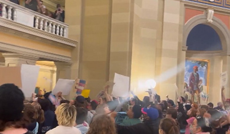 INSURRECTION? Transgender rights activists storm the Oklahoma Capitol