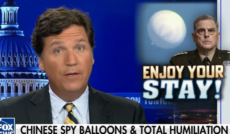 Tucker Carlson dissects 'pure absurdity' of WH & media's Chinese spy balloon spin