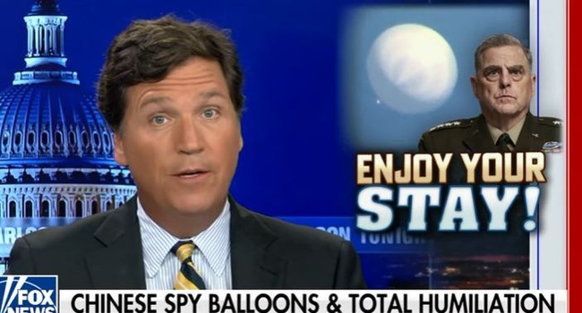 Tucker Carlson dissects 'pure absurdity' of WH & media's Chinese spy balloon spin