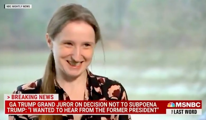 Meet the giggly Georgia grand jury forewoman who may very well be Team Trump's most valuable asset