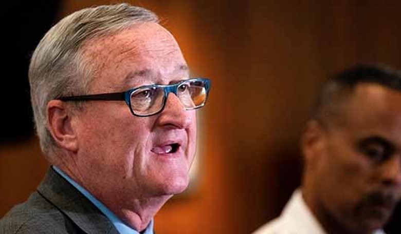 Philadelphia mayor declares that 'if you don't back gun control,' you don't back the blue