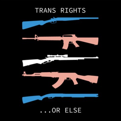 DOJ Releases Photo of School Shooter’s Rifle With a Trans-Colored Sticker in Front of Trans Flag