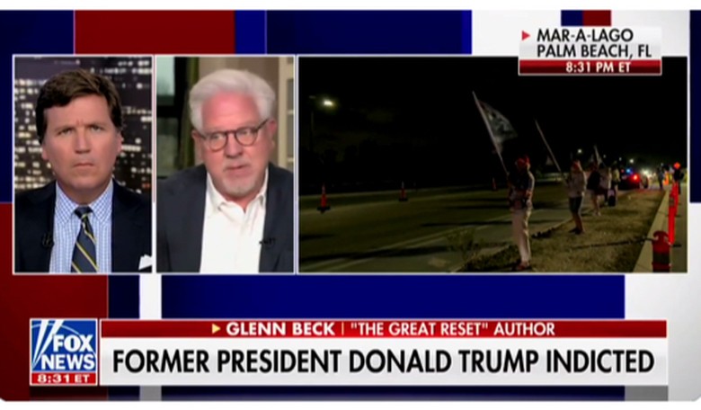 Glenn Beck goes NUCLEAR with Tucker Carlson in response to Trump's indictment and DAAAMN (watch)
