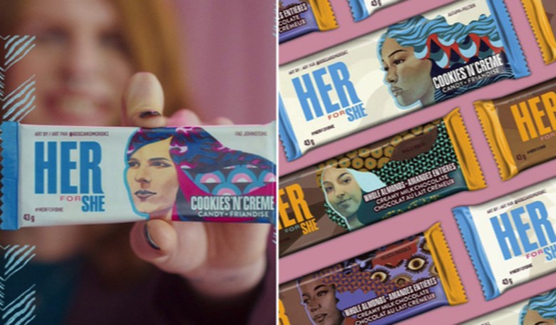 Now with more NUTS: Hershey's Canada featuring TRANS woman for #InternationalWomensDay goes SO wrong