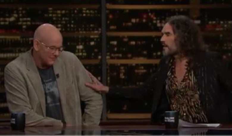 Russell Brand was challenged to give examples of MSNBC pushing misinformation (that was a BAD idea)
