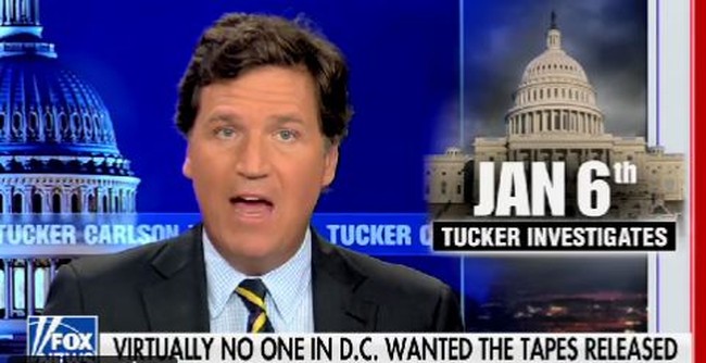 Tucker Carlson's J6 surveillance video clips from the Capitol blow holes in the narrative