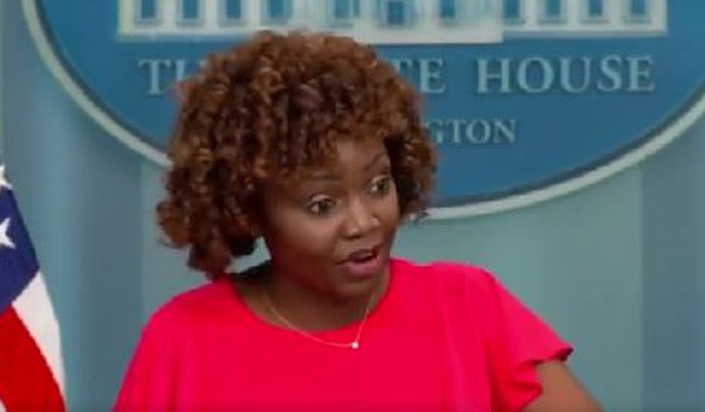Judging from KJP's answer, the mom who wants an apology from Biden won't be getting one