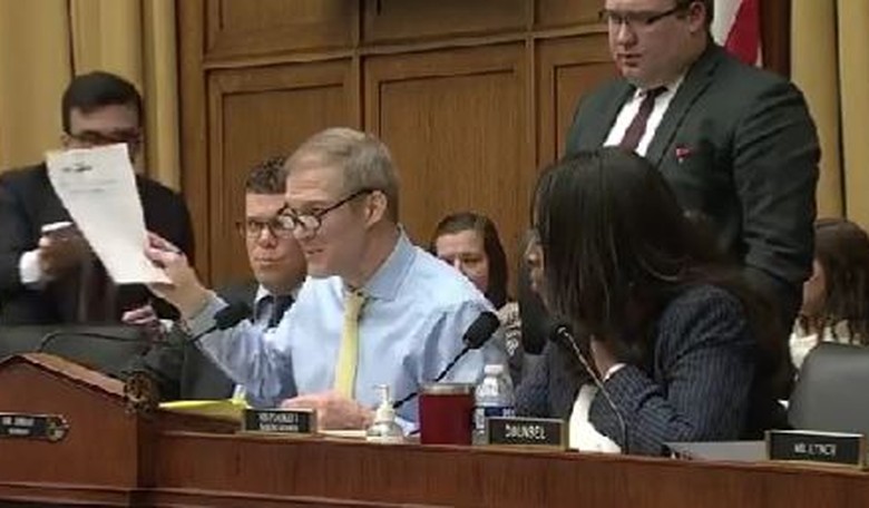 Rep. Jim Jordan made it awkward after Dem claimed there's 'no actual evidence' of gov't censorship