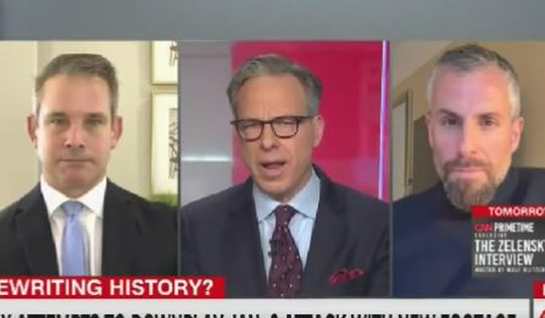 Jake Tapper apologizes to Adam Kinzinger & Michael Fanone for what Tucker Carlson's doing